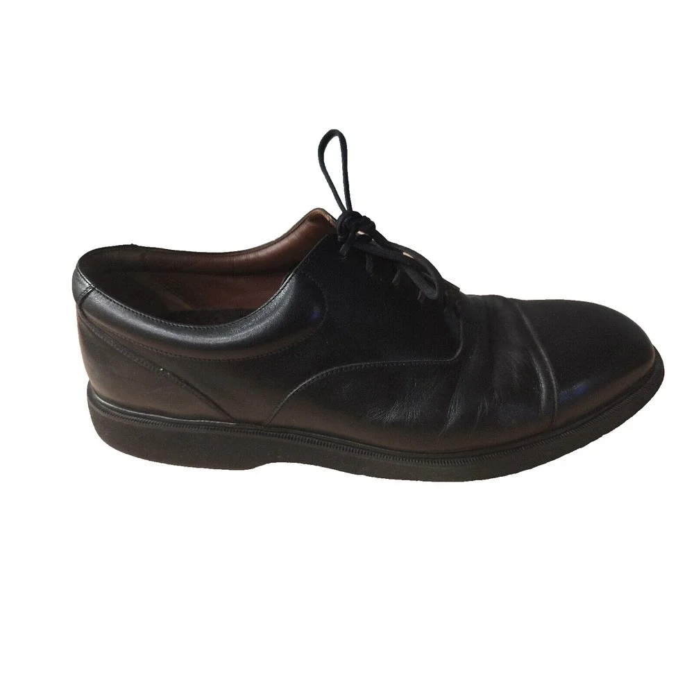 Dressports by Rockport Loafers Men's Size‎ 12 Black Leather Lace Up Oxford Shoes
